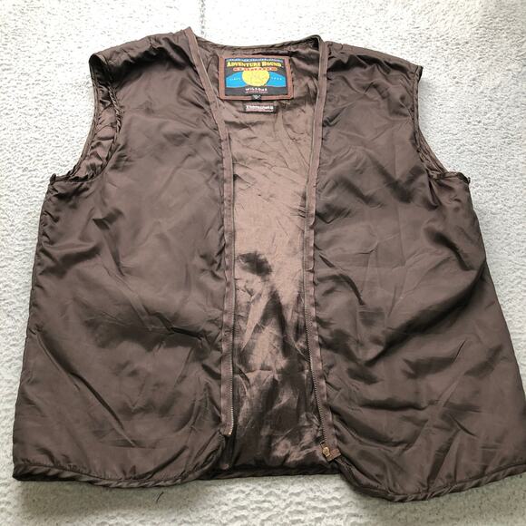 Vintage Wilsons Leather Adventure Bound Long Leather Coat Mens Medium Thinsulate - Picture 13 of 15